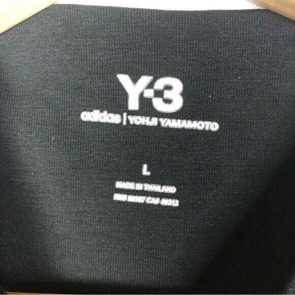Adidas X Y-3 Yohji Ymamoto Black Mock Neck Crop Long Sleeve L - Picture 6 of 6